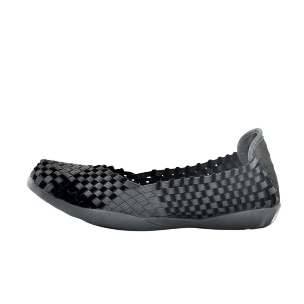 bernie mev. Women's Catwalk Hand Woven Slip On Casual Ballerina Flat Shoes Sz 10